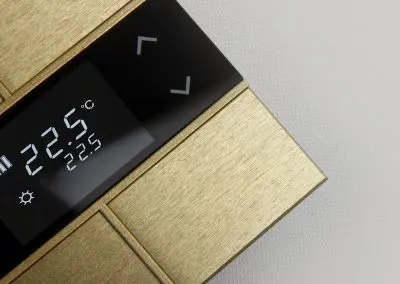 Thermostat Domotique KNX Rosa Gold