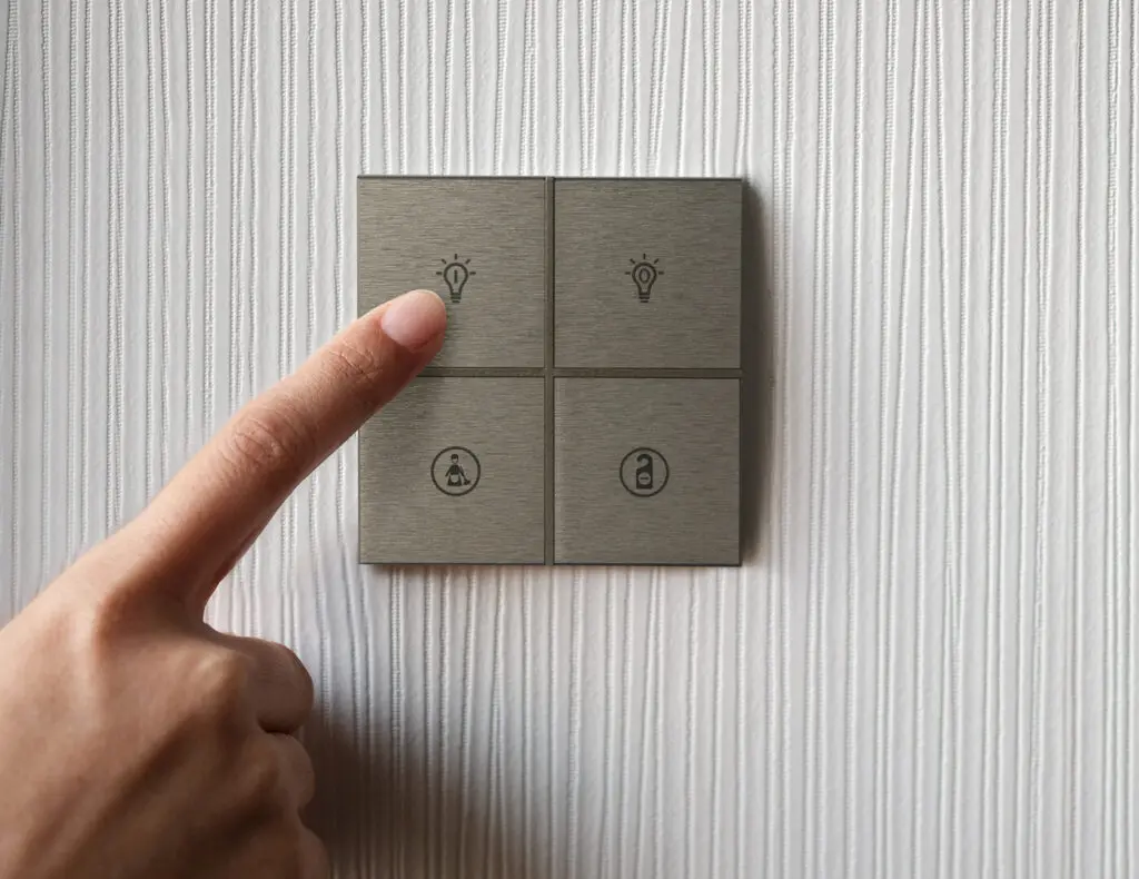 commande KNX Rosa Metal with icons