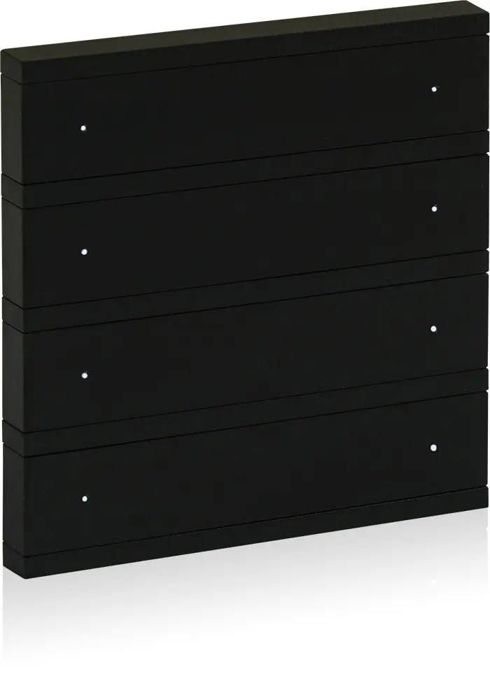 Commande Domotique KNX 8 boutons Anthracite