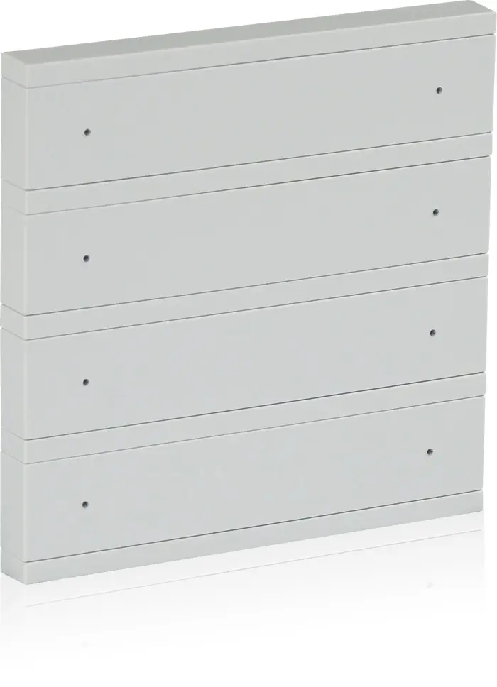 Commande Domotique KNX 8 boutons Grise
