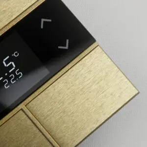 Thermostat KNX Rosa Metal Gold