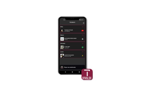 Vivaldi Telemaco mobile application