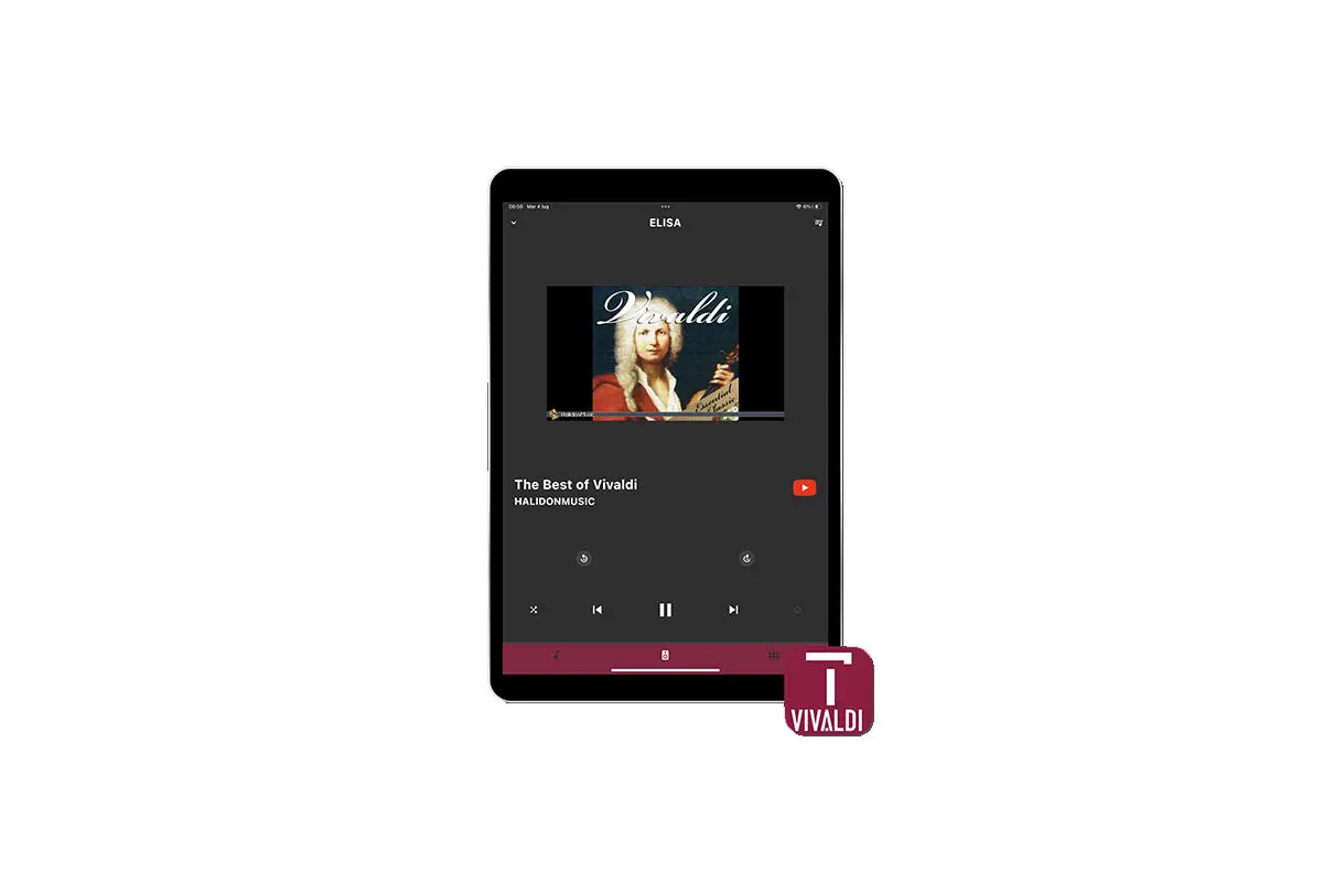 Vivaldi Telemaco mobile application