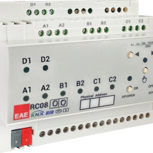 Actionneur KNX RCU0800 EAE 8 sorties 16 A rail DIN