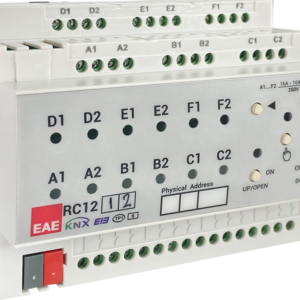 Actionneur KNX RCU1212 EAE 12 sorties 12 entrées rail DIN