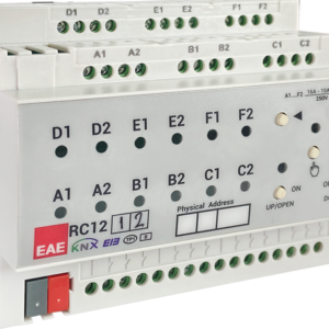 Actionneur KNX RCU1212 EAE 12 sorties 12 entrées rail DIN