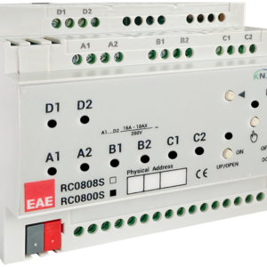 Actionneur KNX RCU0800S EAE 8 sorties 16 A rail DIN