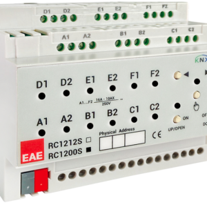 Actionneur KNX RCU1200S EAE 12 sorties 16 A rail DIN