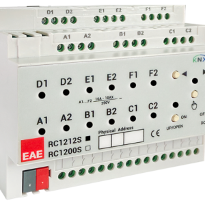 Actionneur KNX RCU1212S EAE 12 sorties 16 A 12 entrées rail DIN